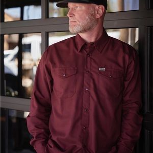 DIXXON Bordeaux Men’s flannel NWT size XL